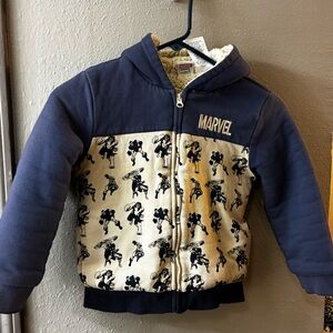 Marvel Kids' Blue and Cream Hoodie